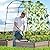 Lalahoni Garden Arch Trellis for Climbing Plants Outdoor, 7 ft Tall Walkway Trellis, Metal Archway Arbor Tunnel Large Trellis for Vegetables Plant Cucumber Trellis for Garden Raised Bed, Black