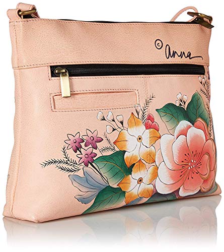 Image of Anna by Anuschka Women's Genuine Leather Medium Crossbody with External Zipper Pocket
