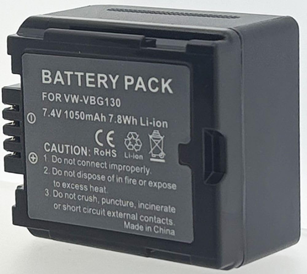 Batería de videocámara compatible Panasonic HDC-SD707 marca Otech recargable 3