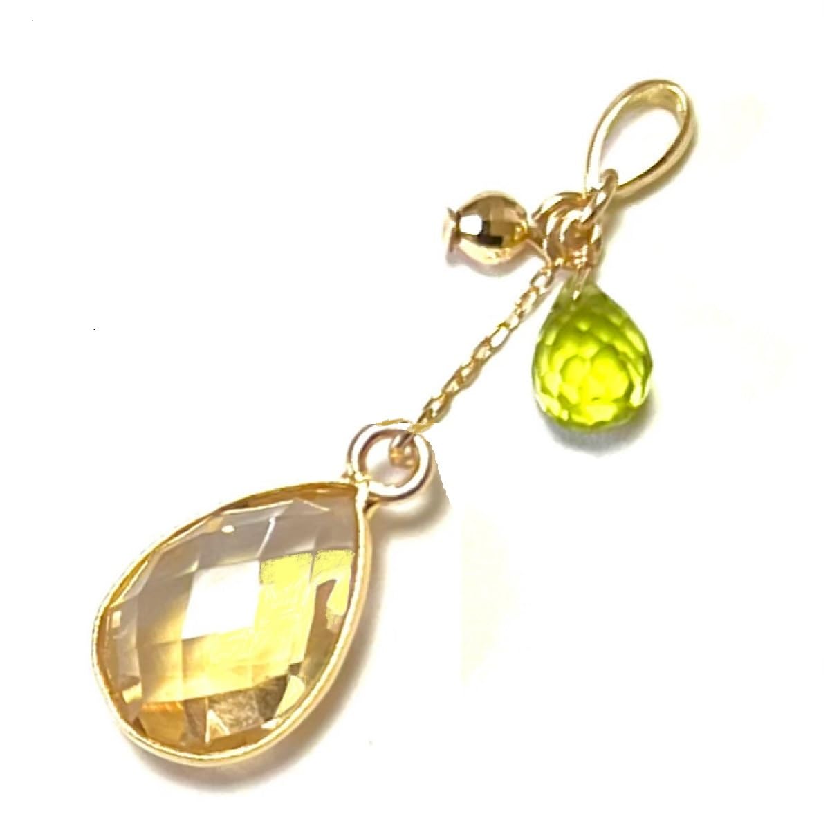 ⭐︎【高級】シトリン ペンダントトップ k18 28x22x12mm ⭐︎【高級】シトリン ペンダントトップ k18 28x22x12mm K18イエロー