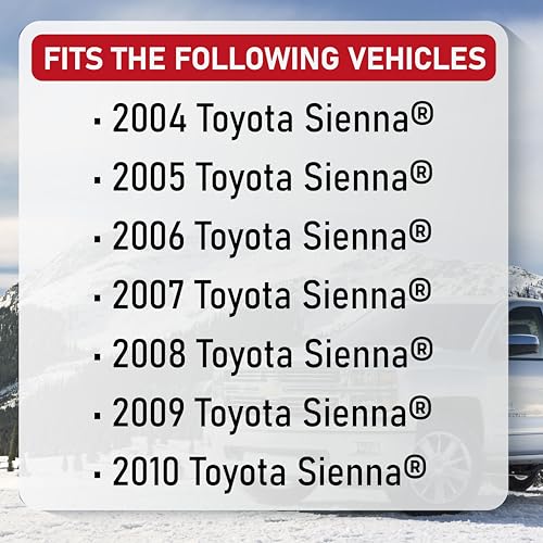 Image of HVAC Air Blend Door Actuator Mode Replacement by AA Ignition - Fits 2004, 2005, 2006, 2007, 2008, 2009, 2010 Toyota Sienna Vehicles - Replaces 604-955, 87106-08050, 8710608050 - Heater Air Door
