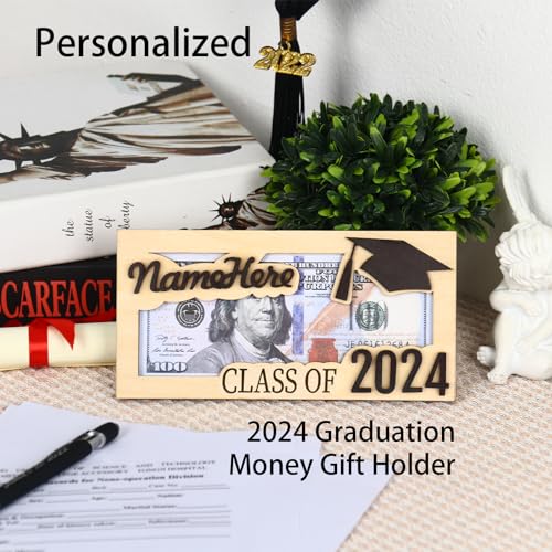 Personalized Custom Name Money Holder Class of 2024 Graduation Gift2