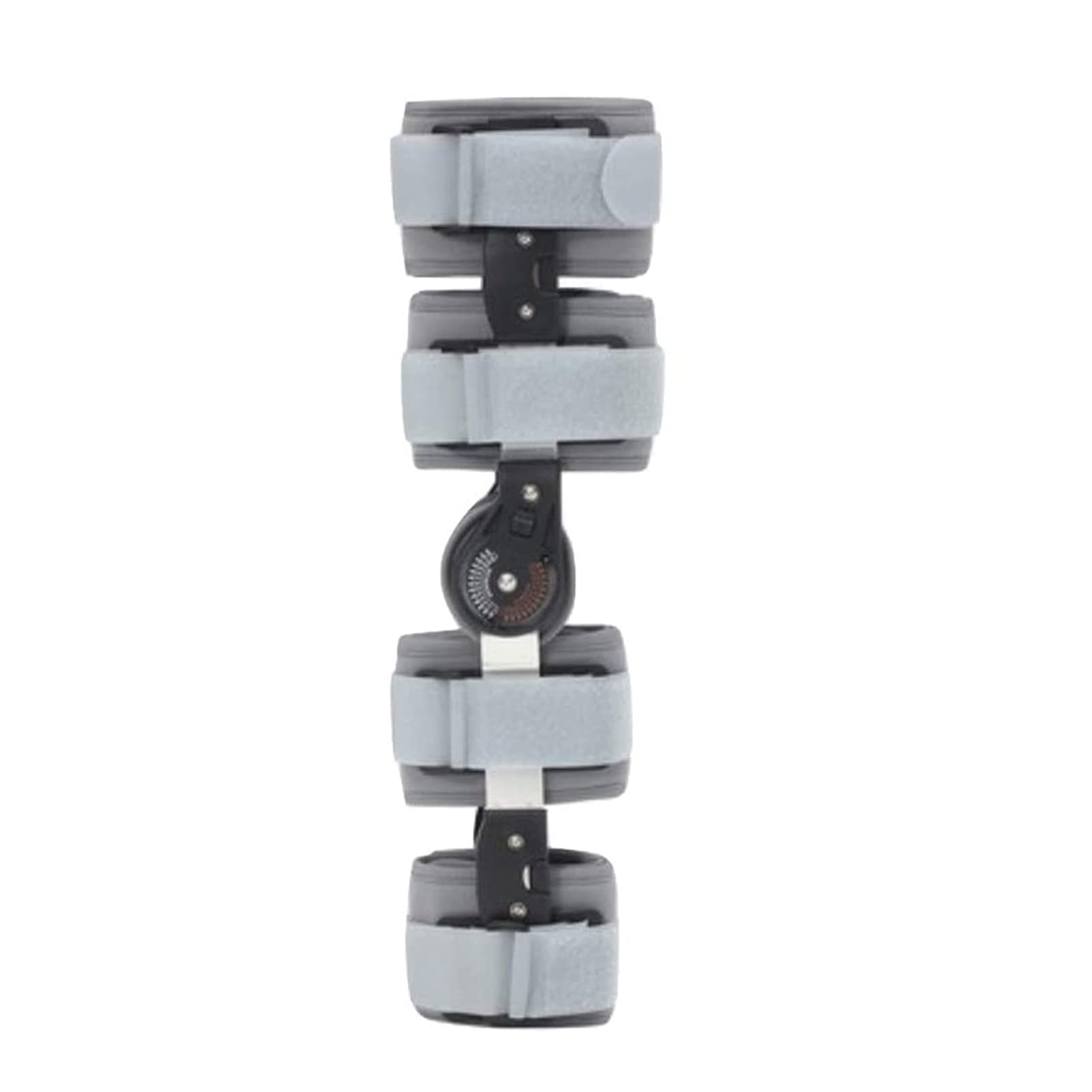 NGDFGR Hinged Rom Knee Brace Adjustable Knee Immobilizer Support Acl, Mcl And Pcl For Knee Injury Recovery Postoperative Rehabilitation Of Arthritis Or Fracture,Grey