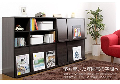 Amazon｜2タイプのセットでマルチな収納 ディスプレイラック 【2個