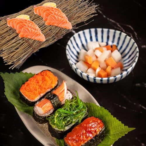 Set 4 bandejas para sushi y sashimi miniatura 6