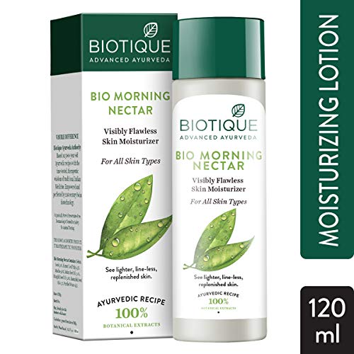 Image of Biotique Bio Dandelion Visibly Ageless Serum, 40ml & Bio Morning Nectar Visibly Flawless Skin Moisturizer, 120ml