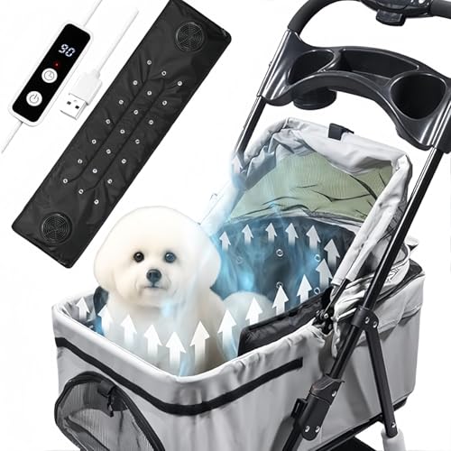 Amazon.co.jp: Iuseike 冷却ファンシート 犬猫用 USB給電 3段階風量