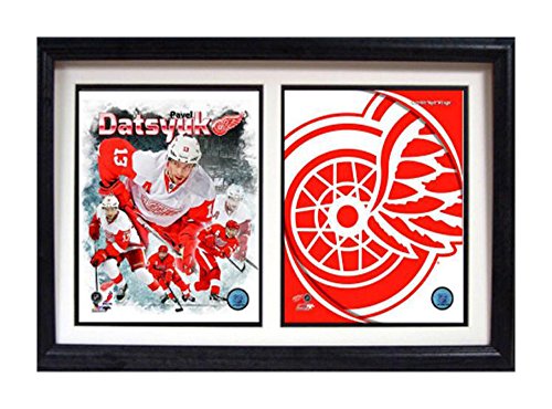 Encore Select 123-50 NHL Detroit Red Wings Pavel Datsyuk Double Frame, with Two Images, 12-Inch by 18-Inch