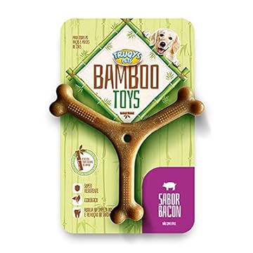 MY PET BRASIL Brinquedo Para Cachorro Grande Brinquedo De Osso Bamboo Modelo Y Resistênte E Divertido