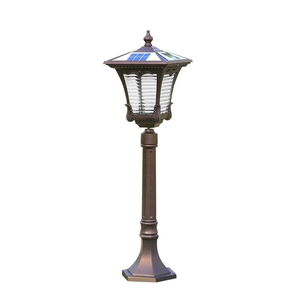 Luces solares LED para jardín y caminos con farolas exteriores de aluminio