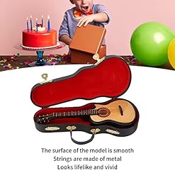 Mini Instrument de Musique, Mini Guitare Instrument de Musique Guitare Miniature en Bois Mini Ornements Guitare avec… - Les Beatles, Paul McCartney, John Lennon, RIngo Starr, George Harrison Mini Instrument de Musique, Mini Guitare Instrument de Musique Guitare Miniature en Bois Mini Ornements Guitare avec… – Image 3