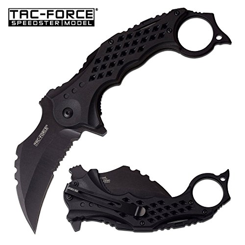 New FOLDING ProTactical Limited Edition Elite SPRING ASSISTED knife Tac-Force 3" Black Serrated