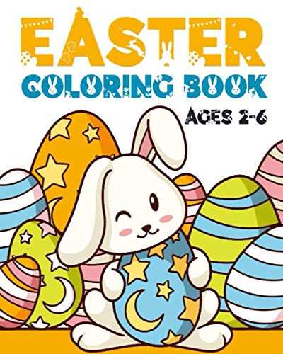 Easter Coloring book: Easter Egg Coloring and Easter Rabbit Coloring ...