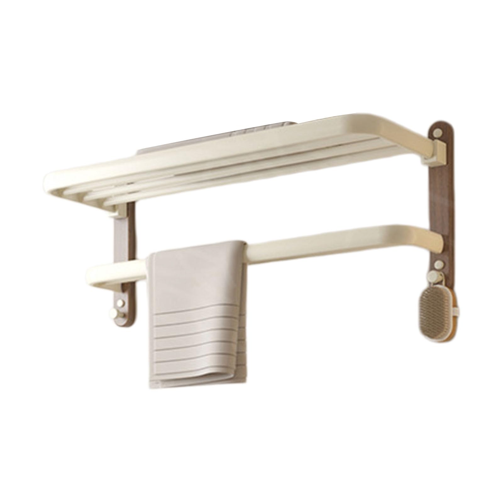 Towel Rails Wall Mounted Rack Multiple Layer Storage SpaceTowel Holder Bathroom Towels Hanger Bath Towel