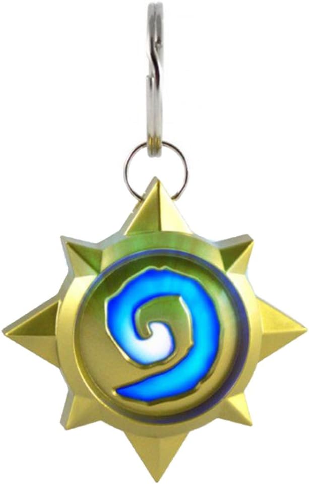 Hearthstone Emblem Light Up Keychain | LED Glow in the Dark Compass