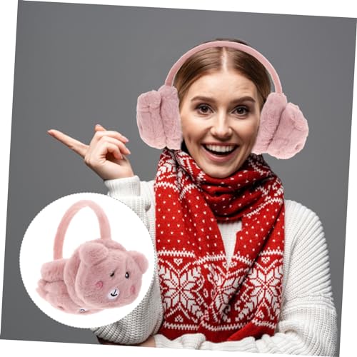 1pc Boy Girl Plush Panda Earmuffs for Ear Cartoon Design Comfortable Warm Ear Muffs for Boys Girls for Cold Weather Outdoor Activities4