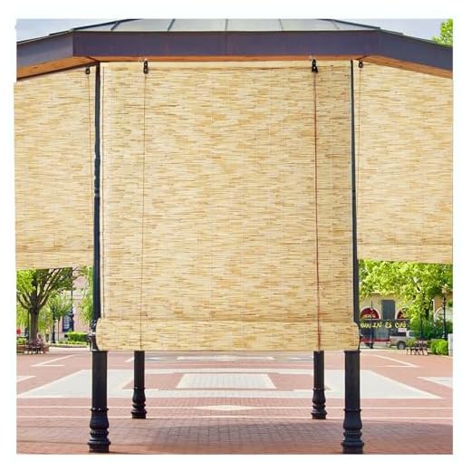 Persiana Enrollable de Bambú,Estores de bambú,Cortina De Caña Natural,Cortinas Opacas Decorativa, para Interiores y Exteriores, Patios, porches,Personalizable,75x200cm/29.5x78.7in(WxH)