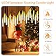 flintronic 12 Stück Schwebende Kerzen, lammenlose LED Kerze mit Zauberstab Fernbedienung, Flammenlose LED Kerze für Halloween Hochzeit Party Dekoration