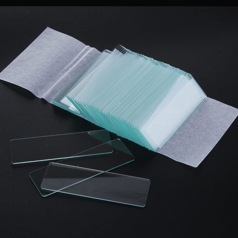100 vetrini for microscopio e 100 vetrini coprioggetto for la Preparazione dei Campioni Vetrini for microscopio in Vetro Lancetta coprioggetto (Color : 1box slides1box18X18)