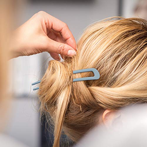 image for Chuangdi 8 Pieces French U-shaped Hair Pins Hair Stick U-shaped Hair F