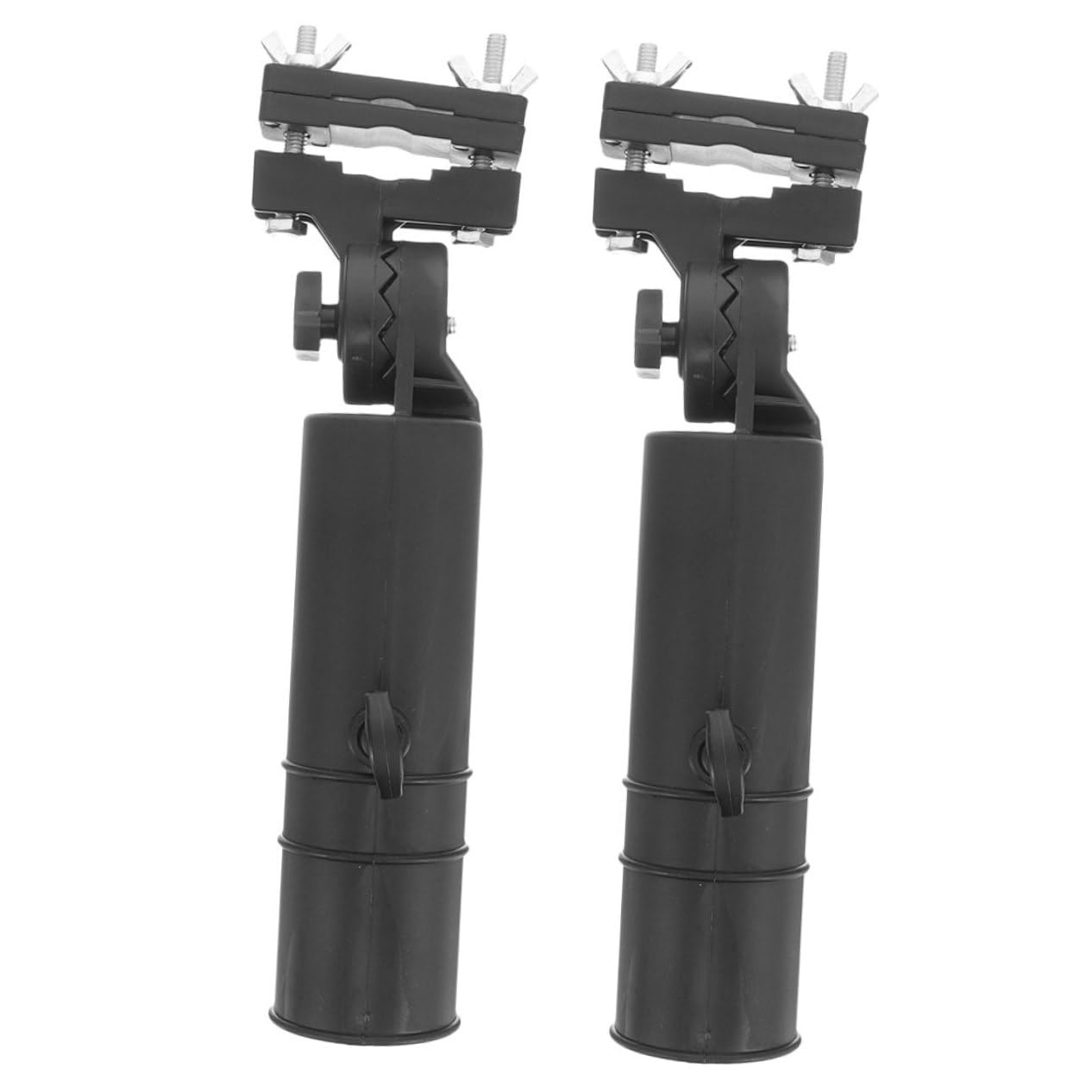 Gatuida 2 Piezas Soporte Paraguas Golf Ajustable Clip Resistente Compatible Carrito Golf y Bolsa Soporte Estable para Paraguas