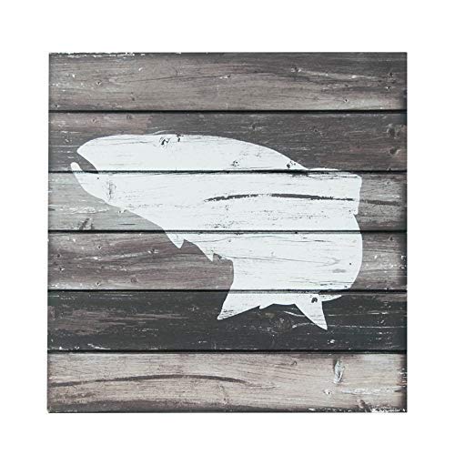Sunbelt GiftsLodge Fish Wood Wall Décor, Multi