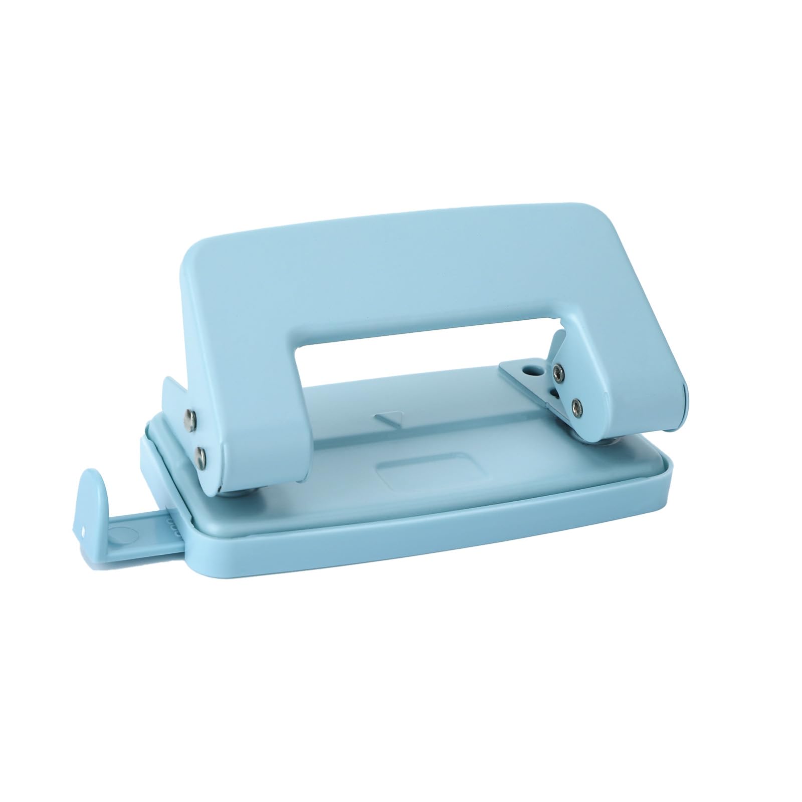 2 Hole Paper Punch,Metal Blue Two-Hole Punch,2 Holes Puncher for File Folder,Adjustable Manual Paper Puncher Office Punchers for A4/A5/B5 Looseleaf