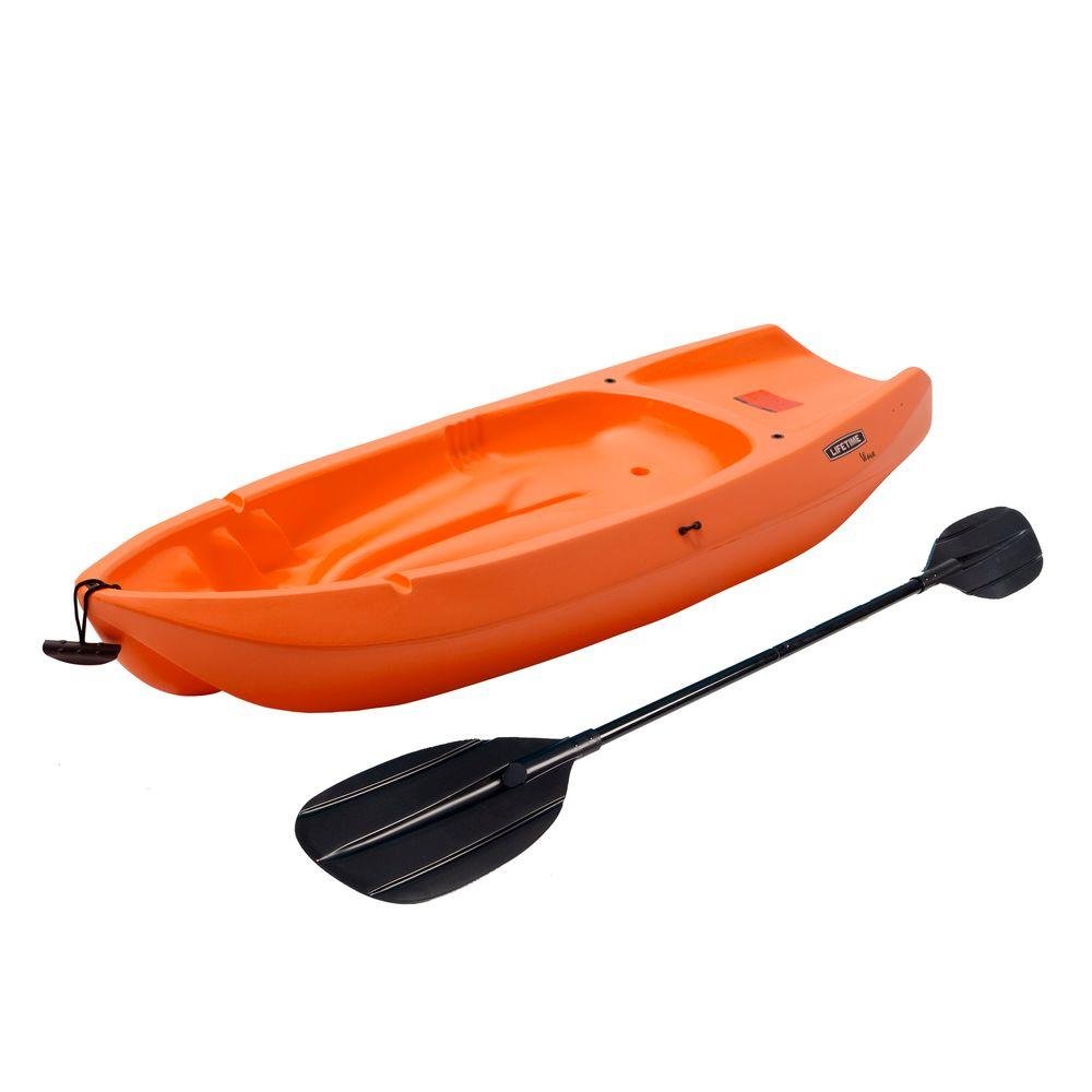 Lifetime 90479 Youth 6 Feet Wave Kayak with Paddle, Orange