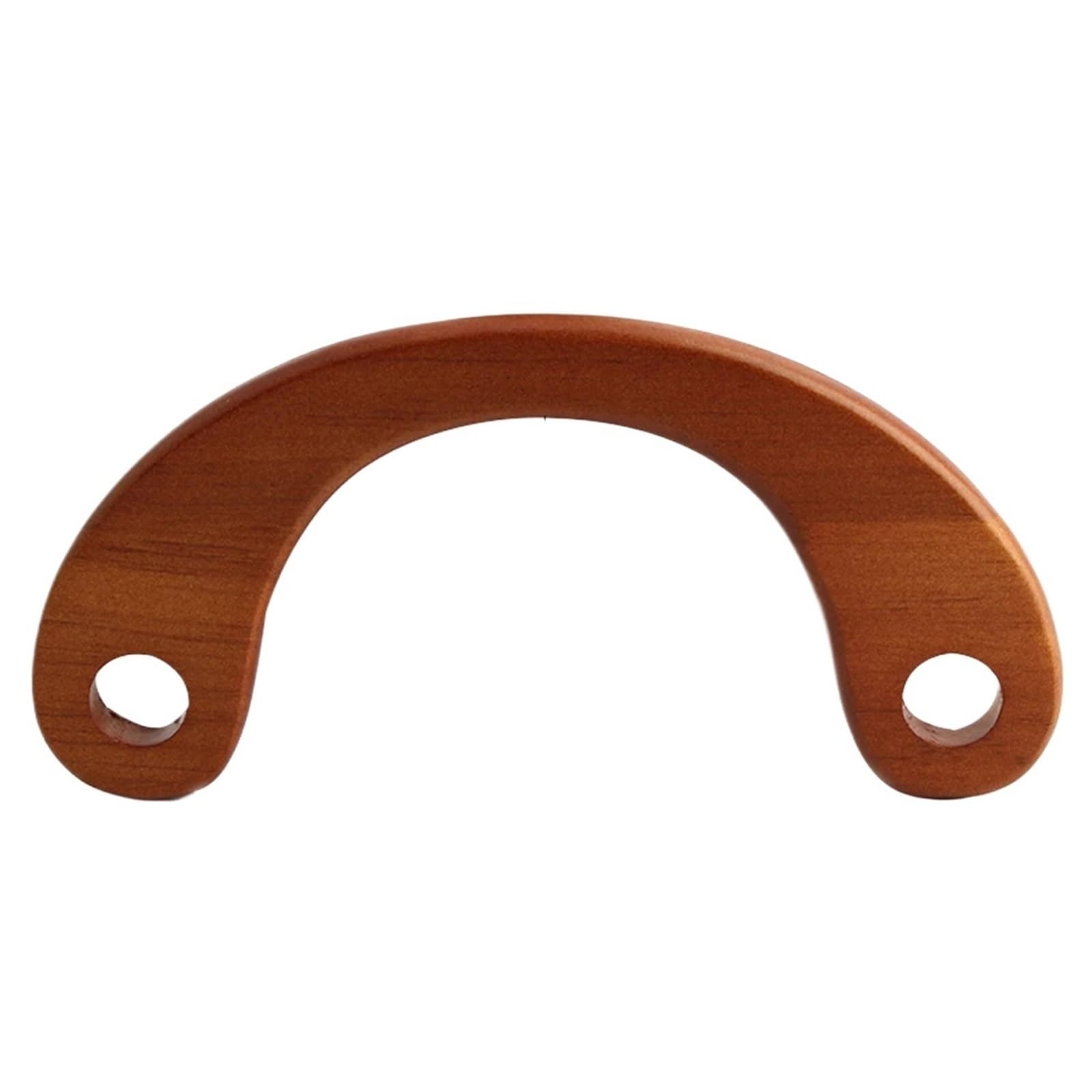 MRKU Asa de Madera para Bolso, Accesorios para Bolsos, Manualidades, Bricolaje, 4 Piezas, Repuesto para Cartera, Hombro, Ganchillo, Paja de Playa, Forma de C