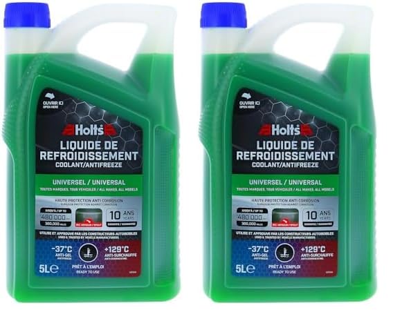 Holts HAFR0011B Antigel Liquide de Refroidissement Voiture et Moto, Universel, Protection Longue...