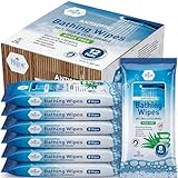 MED PRIDE Hospital Wipes for Bathing, Waterless...