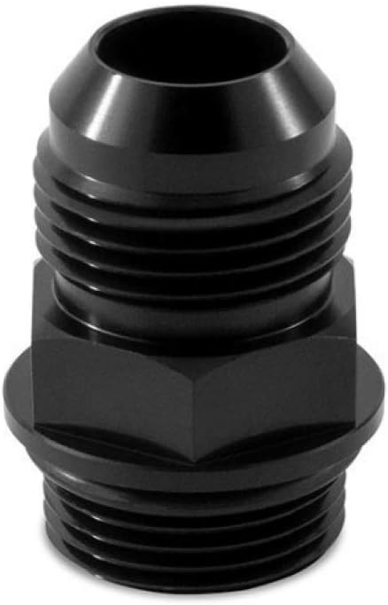 Mishimoto MMFT-M27-12BK M27x2.0 to -12AN Aluminum Fitting, Black