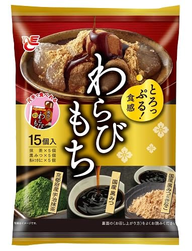 Amazon.co.jp: エースベーカリー わらびもち(抹茶・黒蜜・黒蜜きなこ