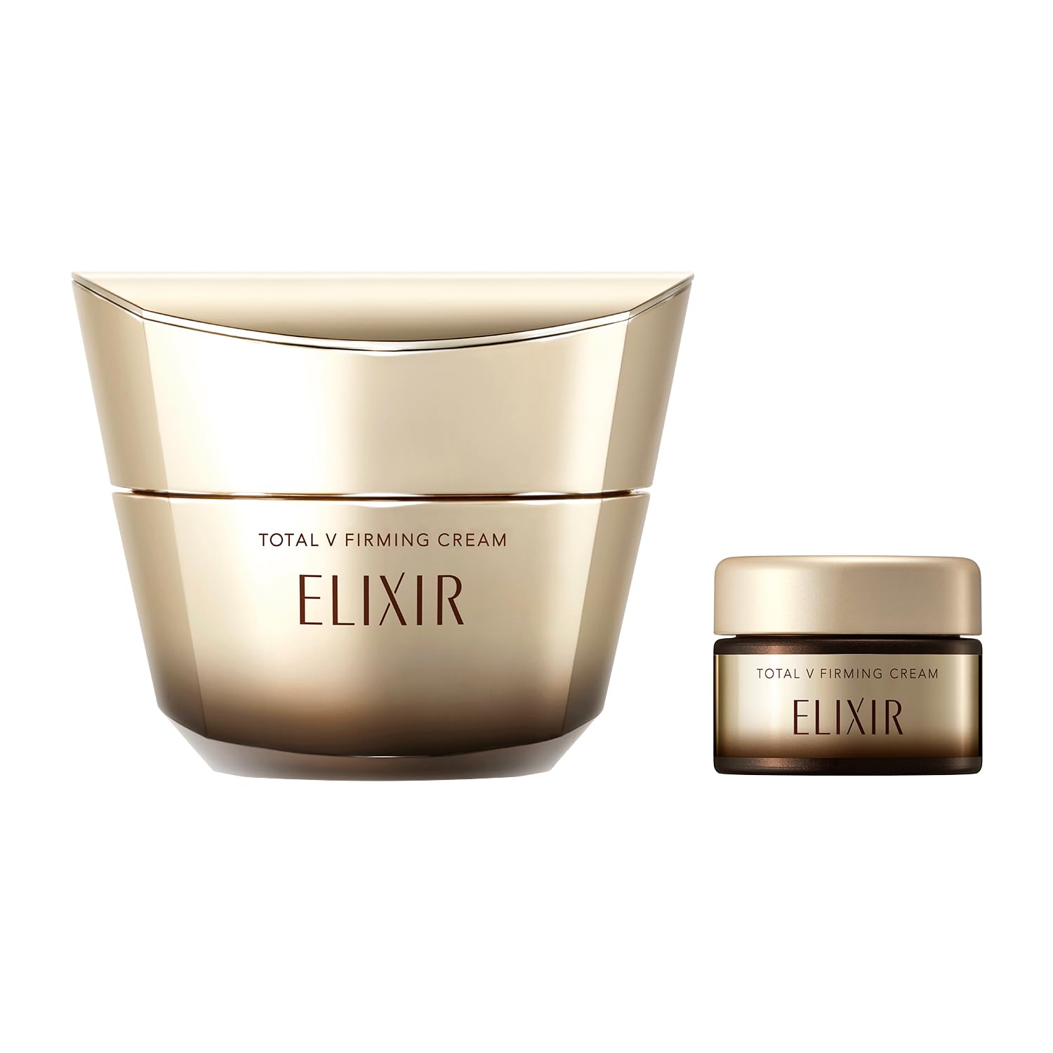 ELIXIRエリクシール Anti-Aging Care Cream Experience Set aC ba 50g + Mini Size 5g | Cream & Eye Cream | Pleasant Aqua Floral Scent | Firmness, Moisturizing, Anti-Aging Care | Shiseido