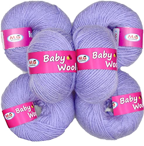 Image of 100% Acrylic Wool Iris (14 pc) Baby Wool Wool Ball Hand Knitting Wool /Art Craft Soft Fingering Crochet Hook Yarn, Needle Knitting Yarn Threa Q RBE