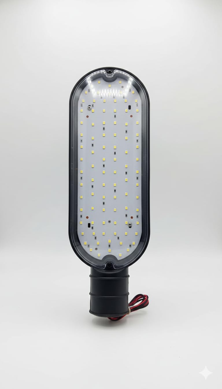 12v industrial grade 100-led outdoor street & area light | ip65 waterproof | black die-cast aluminum housing