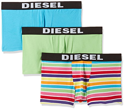 Diesel Men's Shawn Three Pack Rainbow Stripe, Green, M