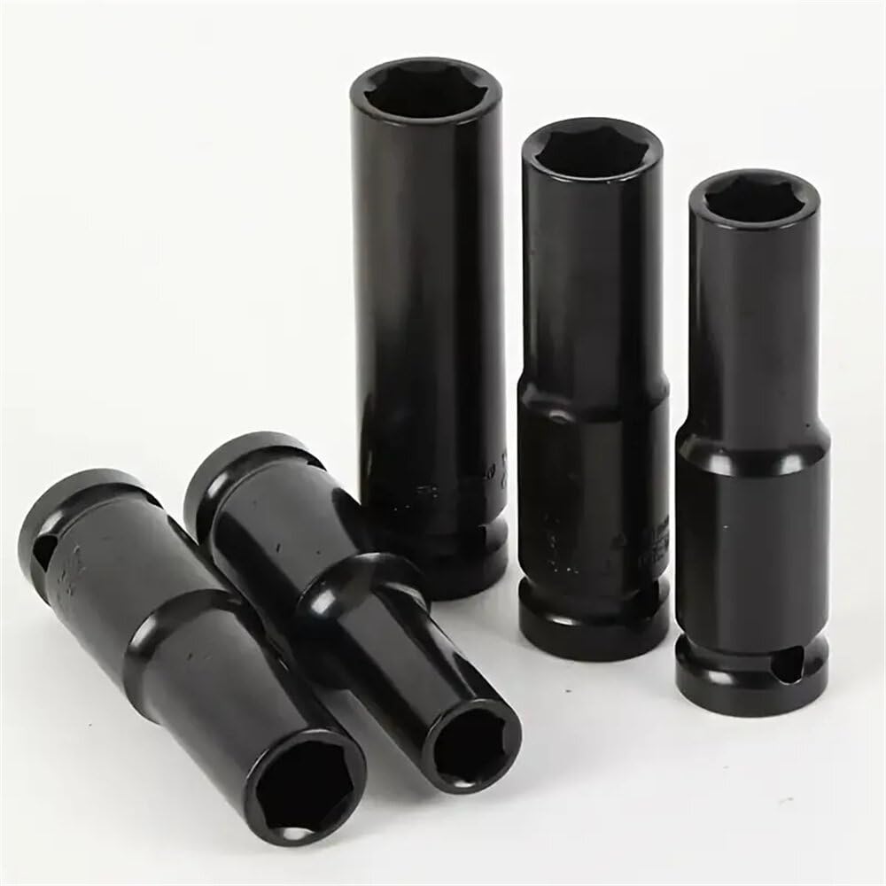 VIDOO 10szt Stal Węglowa 1/2 Cala Elektryczny Adapter Nasadek Zestaw 8-24mm Polerowane do Kluczy Udarowych Wysoka Trwałość