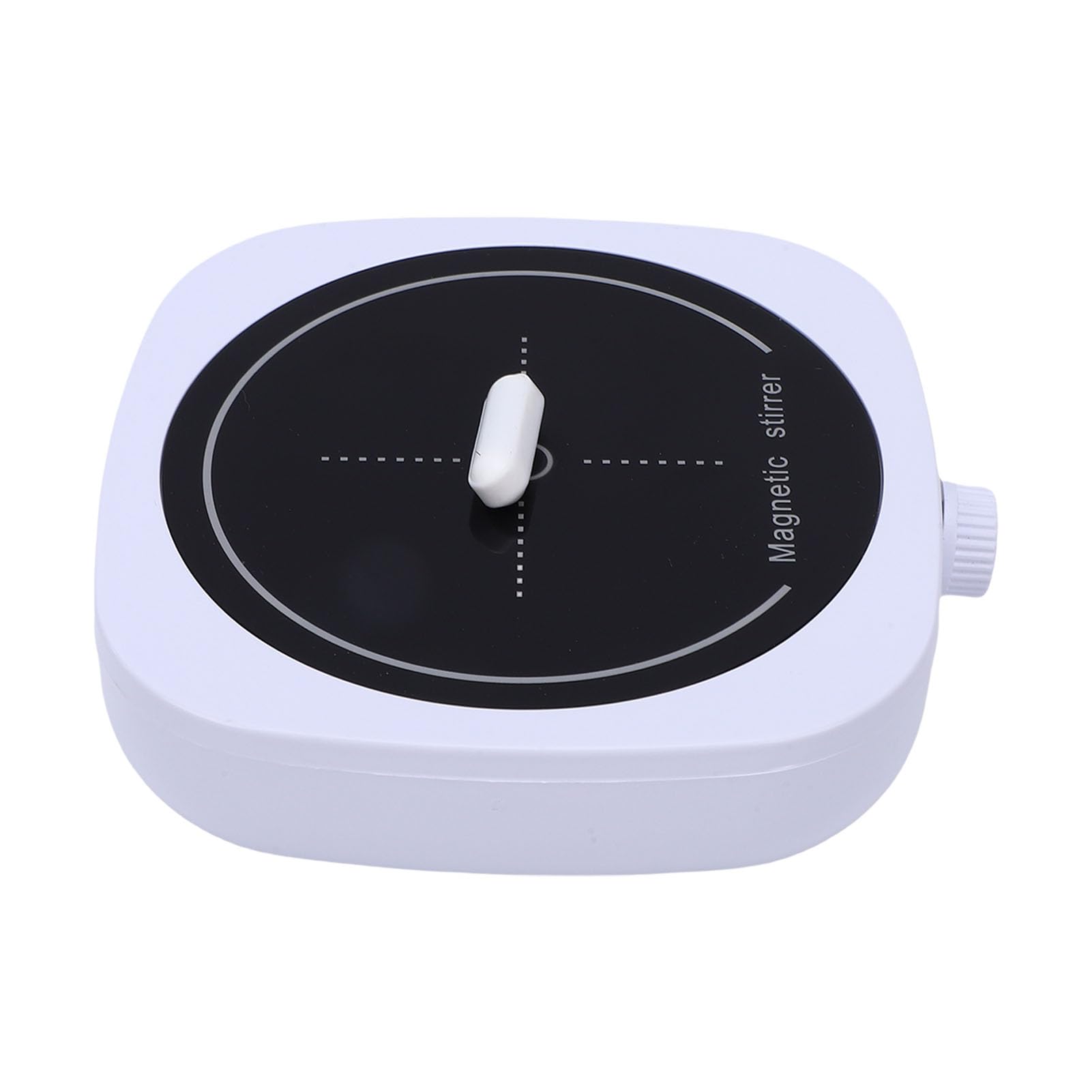 Agitatore Magnetico, Miscelatore con Piastra di Agitazione Piccola in Lega ABS PC, capacità 1 Litro, da 600 a 4000 Giri/min, Tappetino in Gomma Antiscivolo per Esperimenti di Laboratorio,