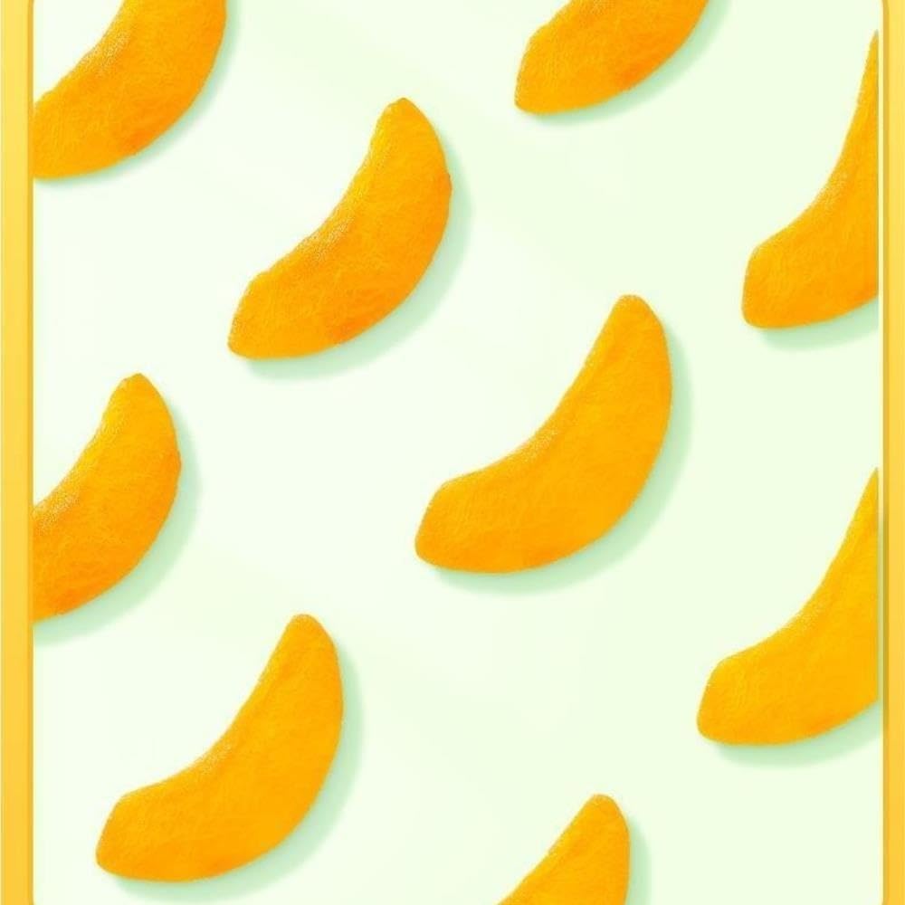 Melocotón amarillo seco, pulpa de durazno en conserva, merienda informal frutas(4pcs)