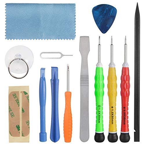 CCRALX 13 PCS Cell Phone Repair Tool Kit Phone/IPAD Opening Repair Tools Kit Pry Screwdriver