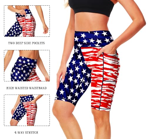 Image of AOBUTE Womens 9 inch /10 inch /11 inch Long Swim Board Shorts High Waisted UPF 50+ Biker Shorts with Pockets