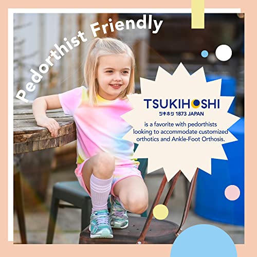 TSUKIHOSHI GLITZ Baby and Toddler Shoes - Strap-Closure Machine-Washable Baby Shoes with Wide Toe Box & Slip-ResistantNon-Marking Outsoles, Hotpink/Mint - 7 Toddler (1-4 years) by TSUKIHOSHI - Image 4