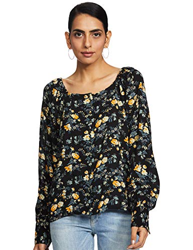 Image of Harpa Women's Solid Regular Fit Blouse