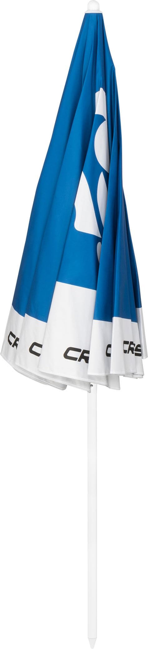 Cressi Sunshell Pro Umbrella - Parasol d'Extérieur Léger et Portable, Réglable et Inclinable pour se Protéger du Soleil et des Intempéries, Bleu/Blanc/Noir, Ø 220cm, Unisex