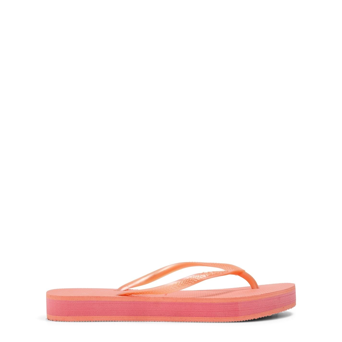 Havaianas – Slim Flatform, elegante, langlebige und vielseitige Badelatschen, mit 2,5 cm dicker Sohle, dünne Riemen, Damen