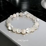WORLD WIDE GEMS Naturalna bransoletka z wieloma klejnotami 10 mm | Okrągły kamień o gładkim cięciu | Wielokolorowy kamień | Energooszczędna elastyczna bransoletka | Bransoletka lecznicza | Ręcznie