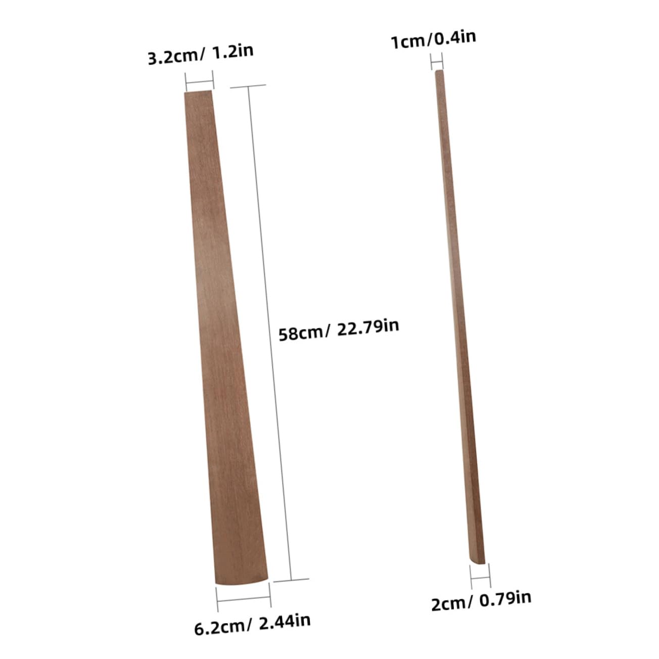 Milisten Cello Fingerboard Wooden Replacement Fretboard Sturdy Easy to Use Durable Design for Musicians Seeking Reliable