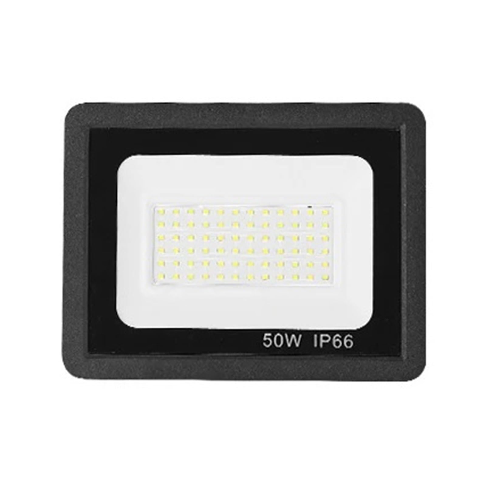 bettght LED Flood Light 10W 20W 30W 50W Reflector Spotlight Street Light Wall Lamp IP66 Waterproof Outdoor Garden Lighting(White 50w)