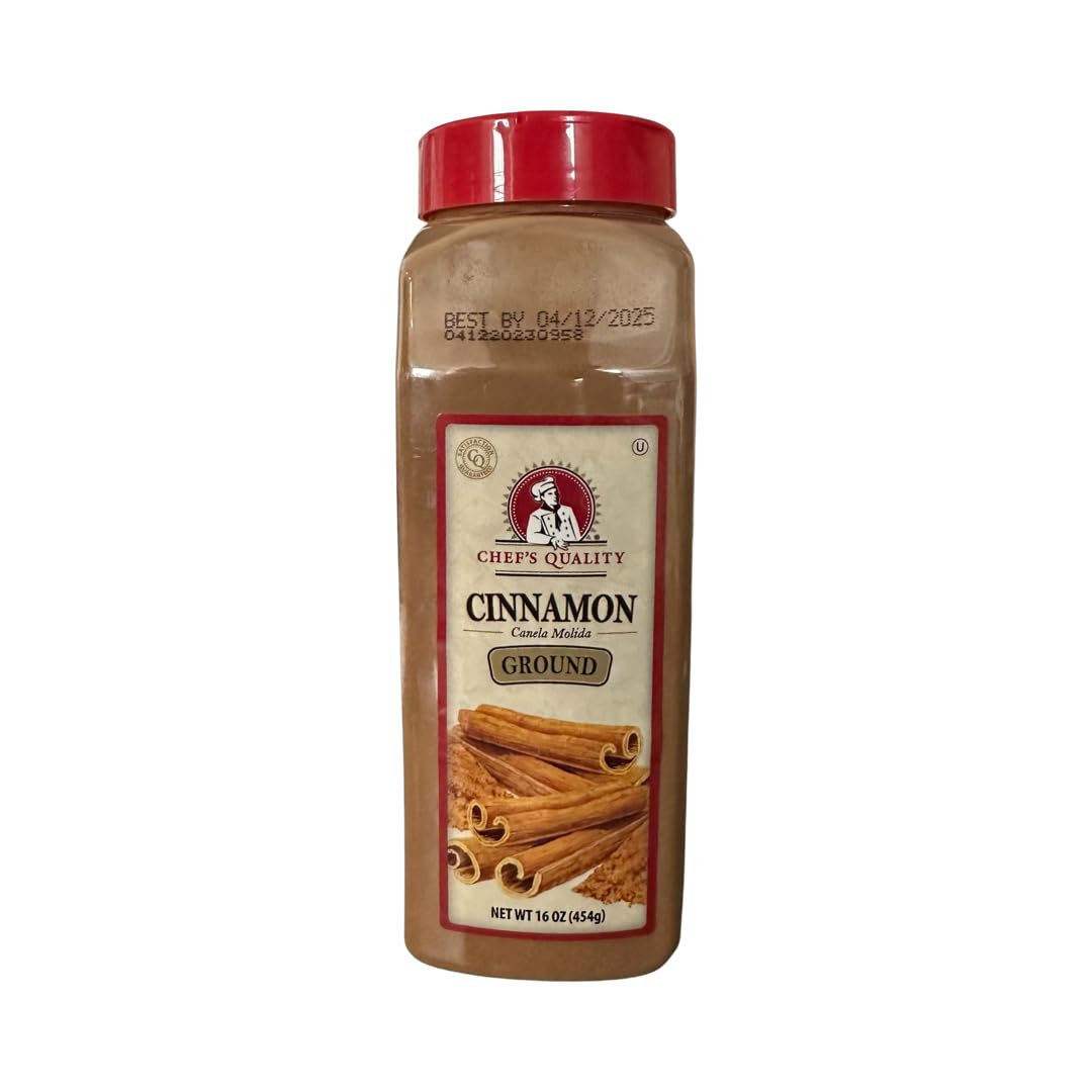Amazon.com : Chefs Quality Ground Cinnamon 16 Ounce : Cinnamon
